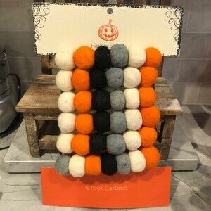 Wool Felt Halloween Garland Dunn Decor